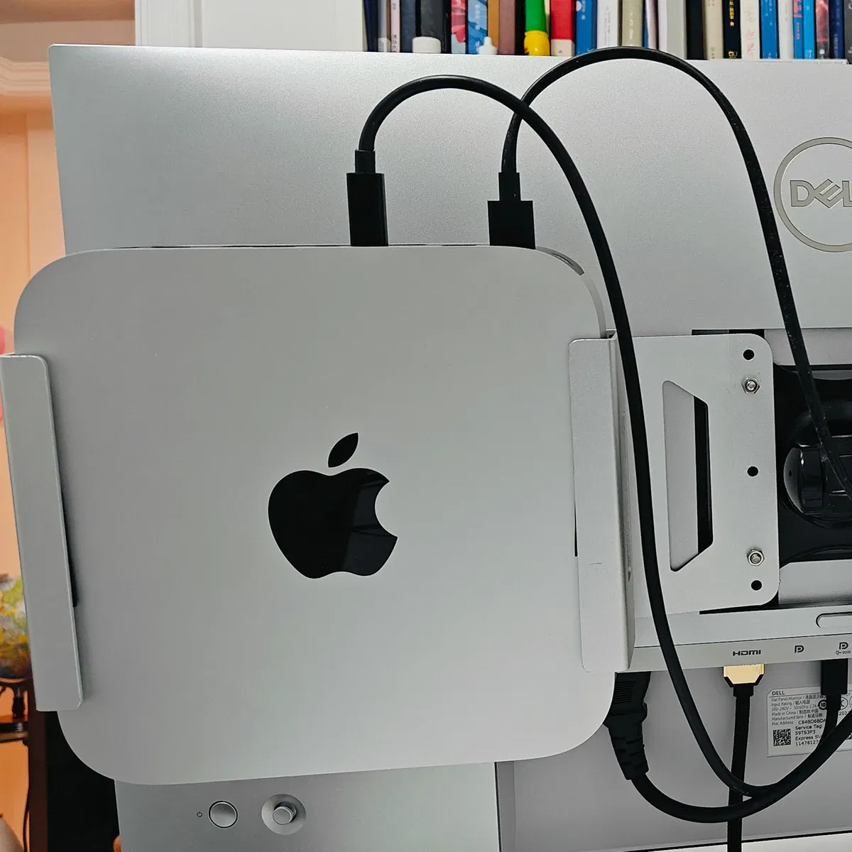 Color: WHITE, Ships From: CHINA - Hang Macmini behind the monitor support monut Macmini under desk vesa extension