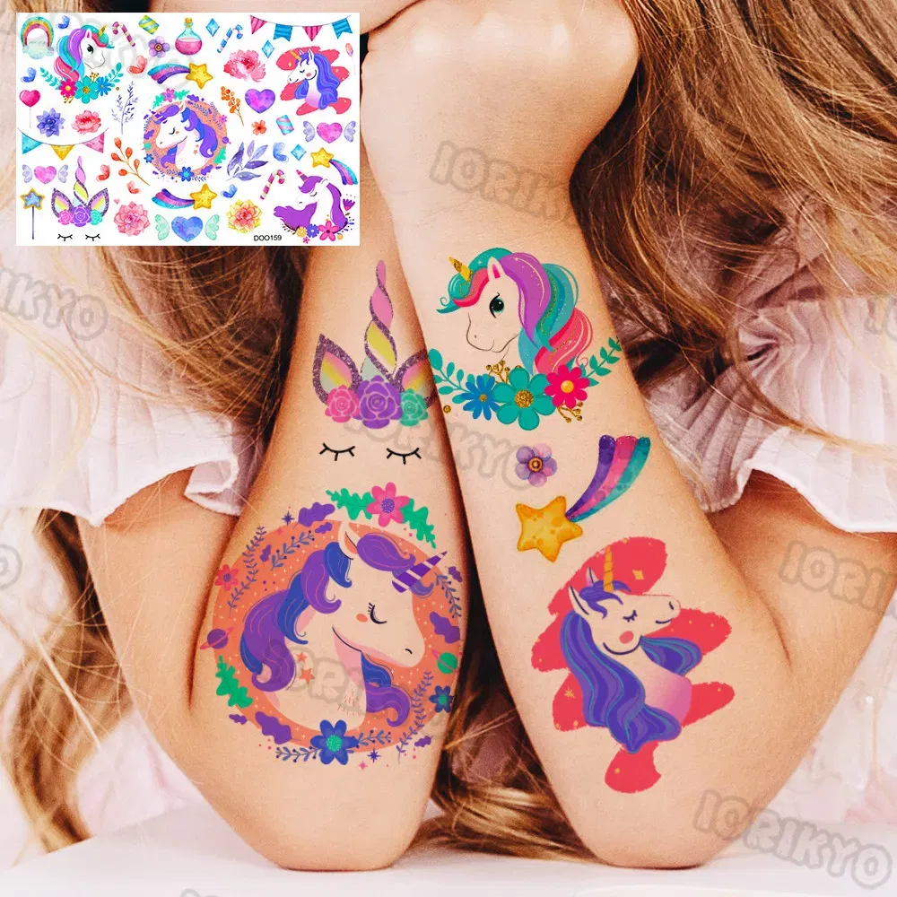 Color: green - Anchor Pirate Temporary Tattoos For Kids Toddler Boy Adult Men Women Black Whale Tattoo Sticker Fake Transfer Small Tatto Face