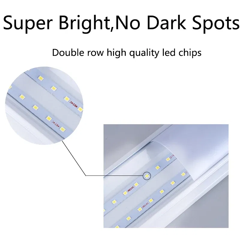 Emitting Color: Orange, Color: Yellow - 120cm T5 T8 Led Tube Light For Home 220V Led Lamp Tube Bar 40W 60W Cold White Warm Whtie 4ft Led Tube light 1200mm Tube lighting