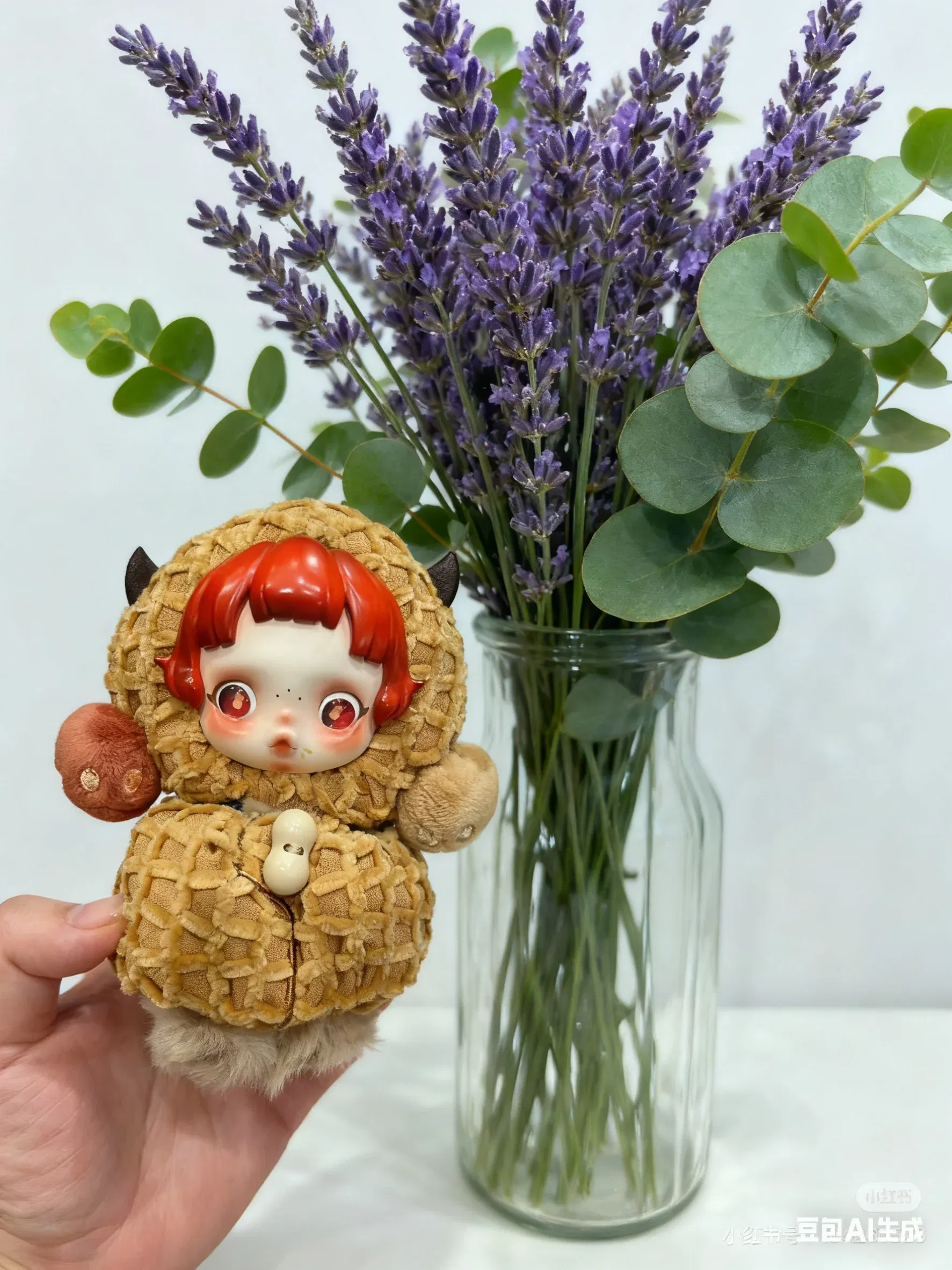 Color: Yellow - POP MART SKULLPANDA YOU FOUND ME Plush Keychain Blind Box Cute Collectible Doll Pendant for Bags Surprise Gift for Fans?‹