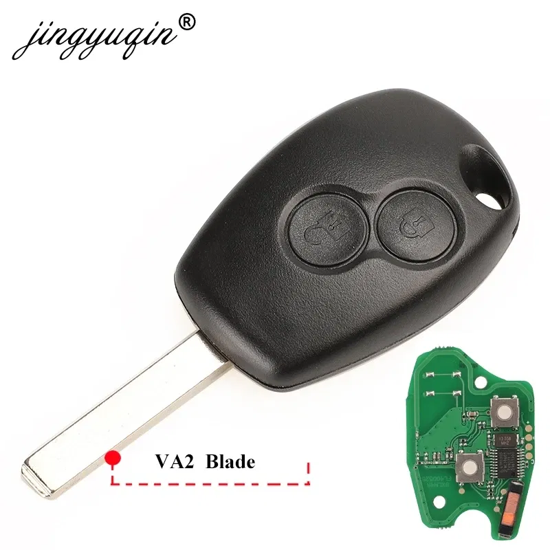 Color: Orange, Number of Buttons: 3 Buttons - jingyuqin 2BTN Remote Key For Renault Duster Modus Clio 3 Twingo DACIA Logan Sandero Kangoo 433MHz PCF7946 PCF7947 pcf7952E Chip