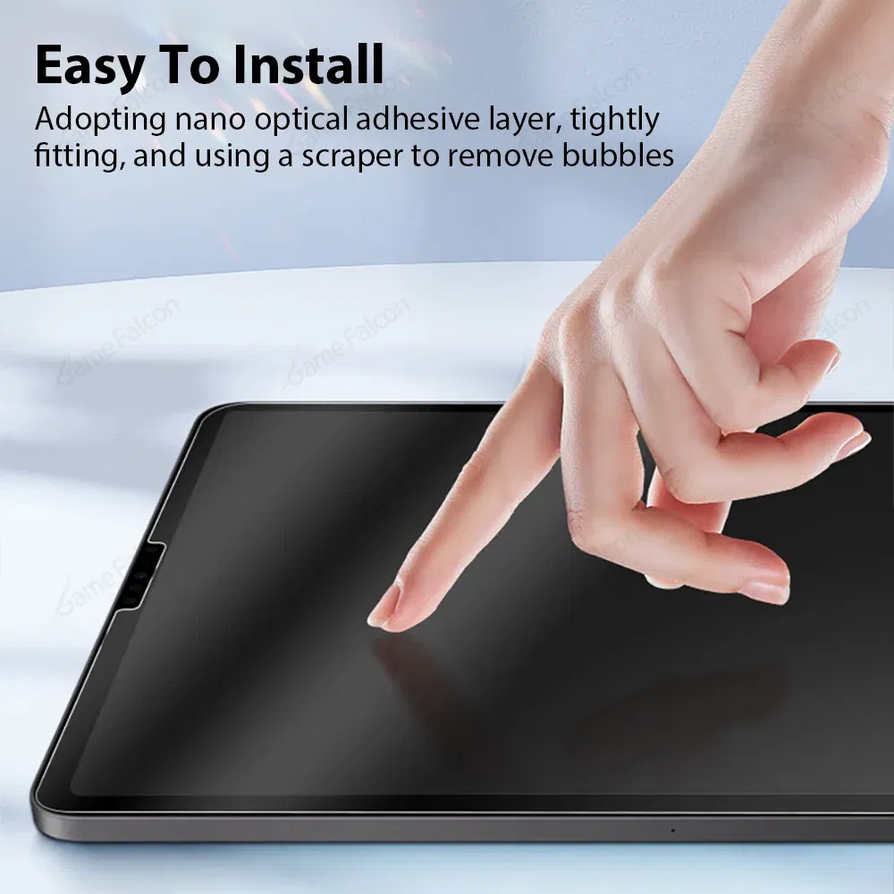 Color: Silver - Like Paper Film For iPad Pro 13 11 12.9 6th M4 M2 10 9 9th 10th Generation 10.9 Air 5 4 3 Mini 6 10.2 Screen Protector Paperfeel