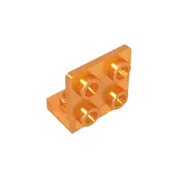 Color: green - MOC PARTS GDS-642 ANGULAR PLATE 1.5 BOT. 1X2 2/2 compatible with lego 99207 children's toys Assembles Building Blocks Technical