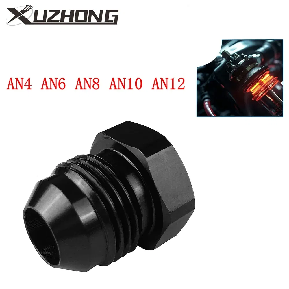 Color: Ivory, Ships From: CHINA - AN4 AN6 AN8 AN10 AN12 Aluminum Male Flare Blanking Plug Fitting Hex Cap Connector Lock Hose Fitting Tube Adapter Anodized