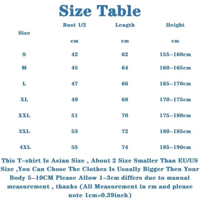 Color: SKY BLUE, Size: XXXL - Anime Fairy Tail Cartoon Natsu Erza Gray Lucy T-shirts Summer Men/Women Hip Hop Tshirt Streetwear t shirts Short Sleeve Tops