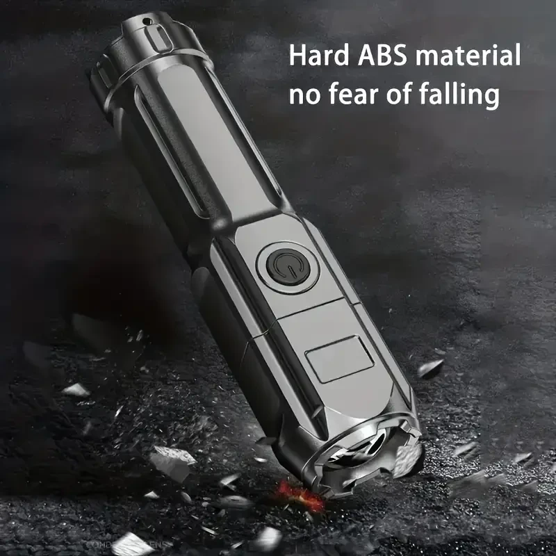 Super Bright Zoomable Flashlight - Portable and Rechargeable