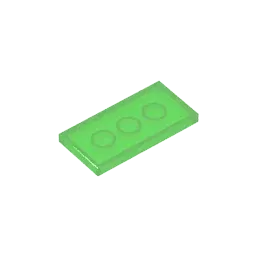 Color: Trans-red - MOC PARTS SET Model GDS-614 Tile 2 x 4 compatible with lego 87079 pieces of children's toys Assembles Building Blocks Technical