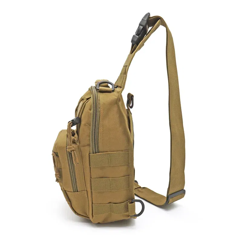 Color: Khaki - 2024 New Hiking Backpack Sports Climbing Tactical Backpack Camping Hunting Backpack Outdoor Fishing Shoulder Bag