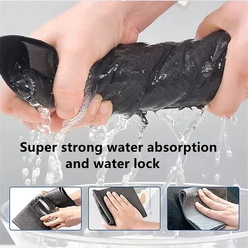 Color: Blue, Specification: 1, Ships From: CHINA - New Thickened Magic Cleaning Cloth Microfiber Glass Clean Towel Reusable Washable Lint-free Cleaning Rags for Kitchen Glass Car