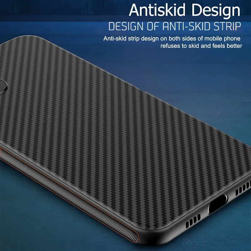 Color: black, Material: Artificial Leather - Luxury Carbon Fiber Silicone Case for iPhone 13 11 12 14 15 16Pro Max XSMAX XR XS X SE 5 6 6S 7 8 14Plus Protective Soft Cover