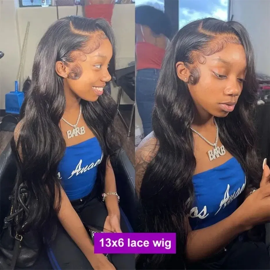 Color: #1, Ships From: CHINA, Stretched Length: 30Inches, Density: 150% - Body Wave 4x4 Glueless HD Lace Closure Wigs For Women 13x4 13x6 Human Hair Wig Brazilian Transparent Lace Front Wig Pre Plucked