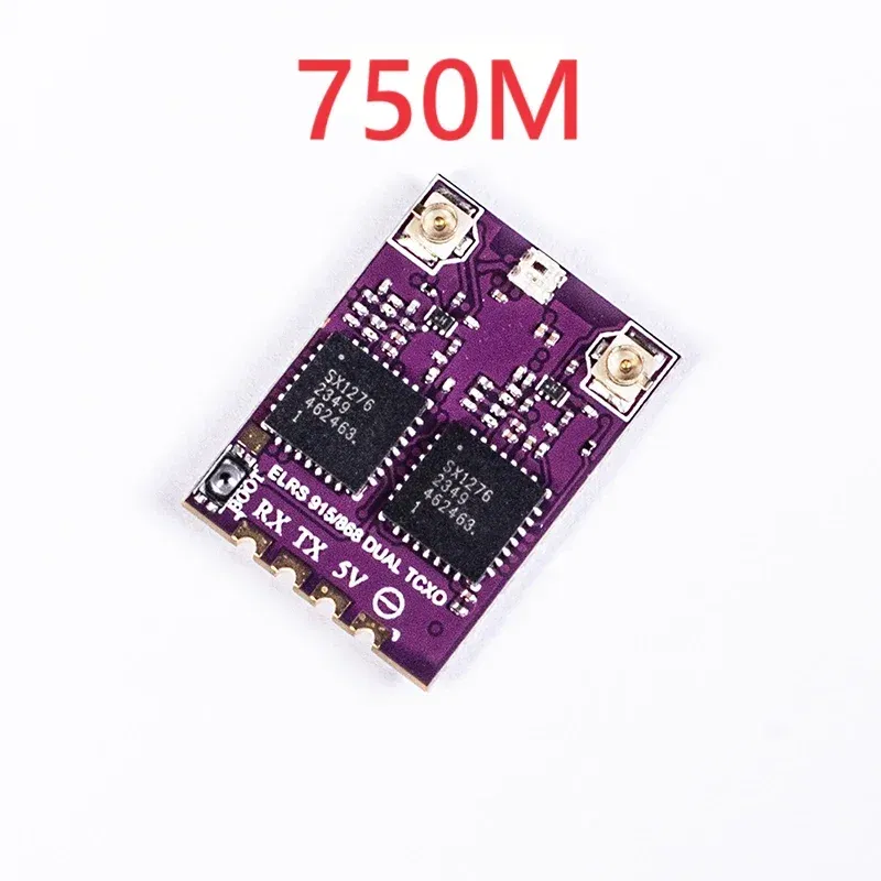 Color: Red - 5PCS ES900 DUAL RX ELRS Diversity Receiver 915MHz / 868MHz /750MHz Built-in TCXO for RC Airplane FPV Long Range Drone