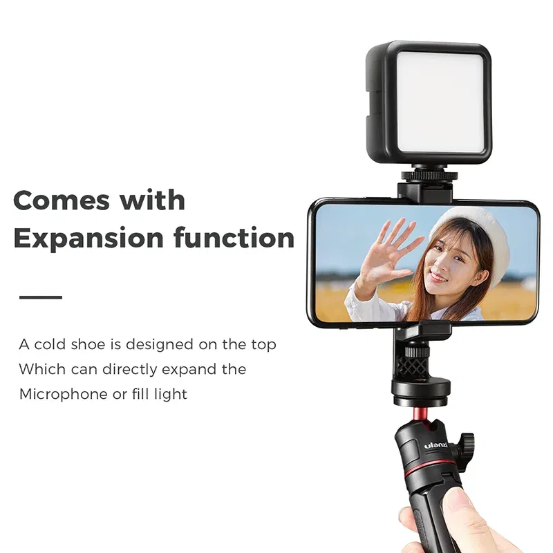 Color: black, Ships From: CHINA - Ulanzi ST-17 360?° Horizontal and vertical Shooting Tripod Phone Mount Holder Clamp Clip With Cold Shoe 1/4'' Tripod Mount Base