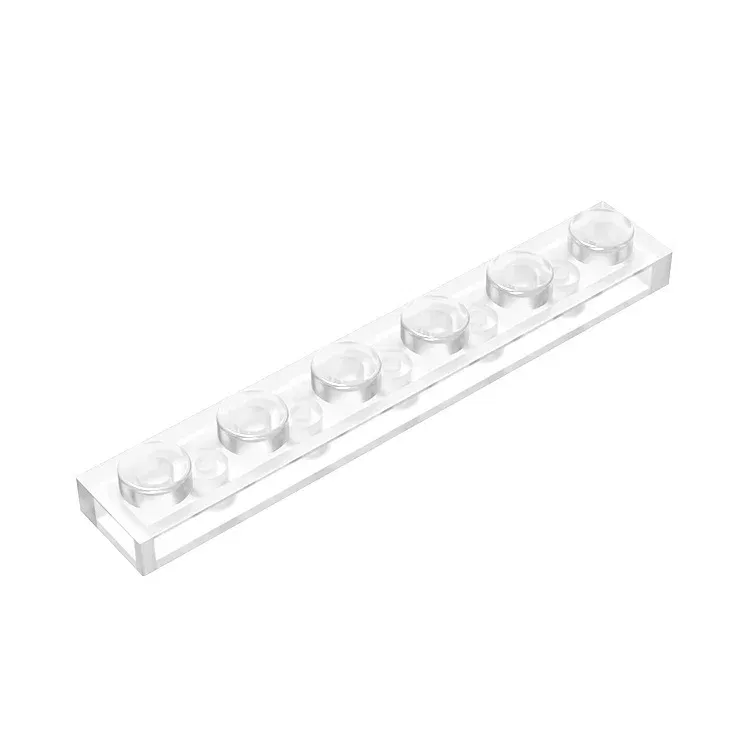 Color: Dark Pink - Gobricks GDS-505 Plate 1 x 6 compatible with lego 3666 pieces of children's DIY building block Particles Plate DIY