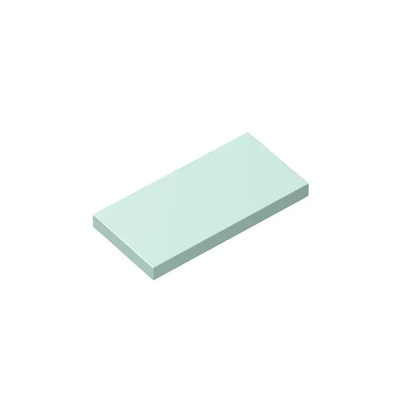 Color: Dark Grey - Gobricks GDS-614 Tile 2 x 4 compatible with lego 87079 pieces of children's DIY Educational Building Blocks Technical