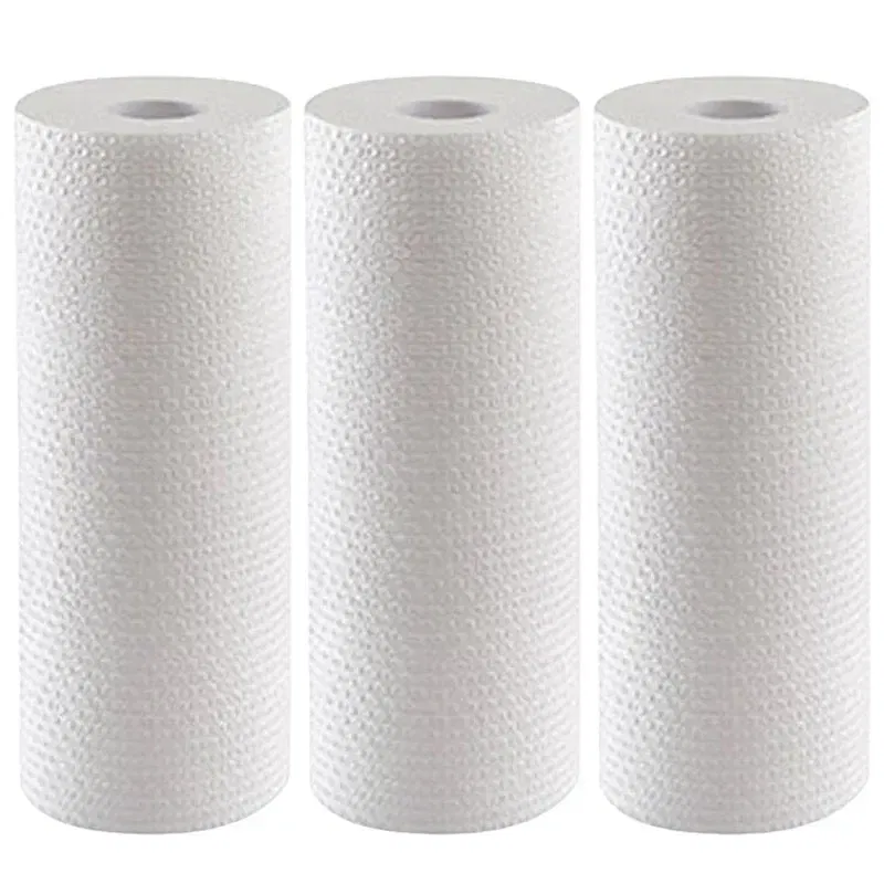 Color: Red, Specification: 10pcs - 500/50pcs Reusable Kitchen Disposable Rags Non-Woven Cleaning Cloths Washing Dishcloths Rag Cloth Towels Non-stick Scouring Pads
