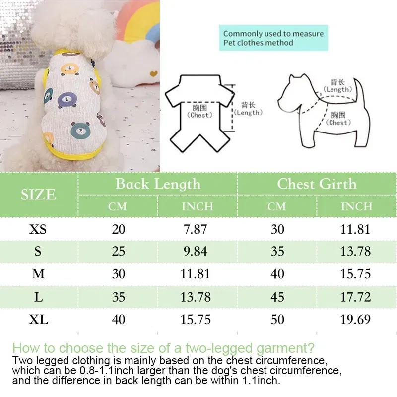 Color: Pink, Size: XL - Summer Dog Vest Ultra Thin Breathable Mesh Cloth Pet T-shirt for Small Dogs Cute Cartoon Print Puppy Cat Cheap Clothes Costumes