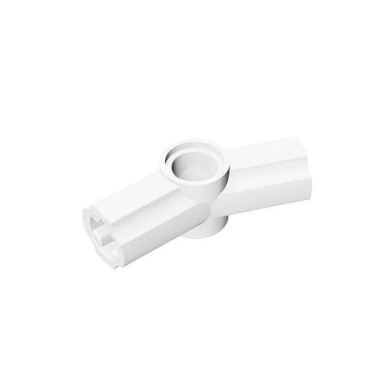 Color: Burgundy - Gobricks GDS-918 Technical, Axle and Pin Connector Angled #3 - 157.5 degrees compatible with lego 32016 Building Blocks