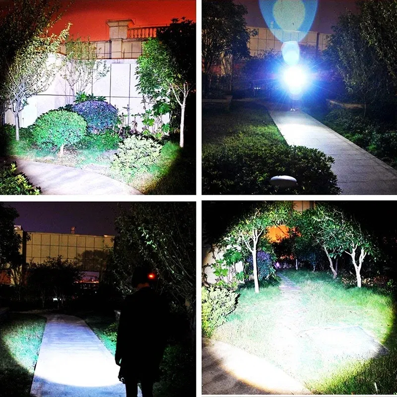 Ships From: CHINA, Body Color: Beige - zk20 LED Induction Headlamp Headlight Sensor Control Adjustable USB Rechargeable Zoomable Cycling Running Camping Light Torch