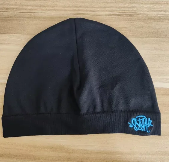 Color: Blue, Size: One Size - Sy-na Beanie Hat Men Women Paragraph Quality Cap 2024 New Knitting Y2k Warm Beanies Syna Running Cap Sy-na World Skull Beanie