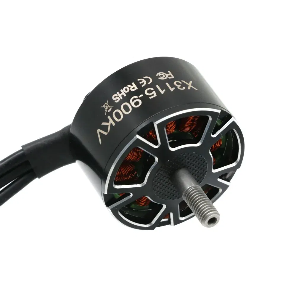 Color: Red - 4pcs/lot UAngel X3115 3115 900KV 1050KV 1200KV 6S Brushless Motor for FPV Freestyle 9inch 10inch Long Range Cinelifter RC Drones