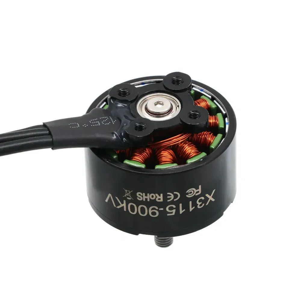 Color: Red - 4pcs/lot UAngel X3115 3115 900KV 1050KV 1200KV 6S Brushless Motor for FPV Freestyle 9inch 10inch Long Range Cinelifter RC Drones