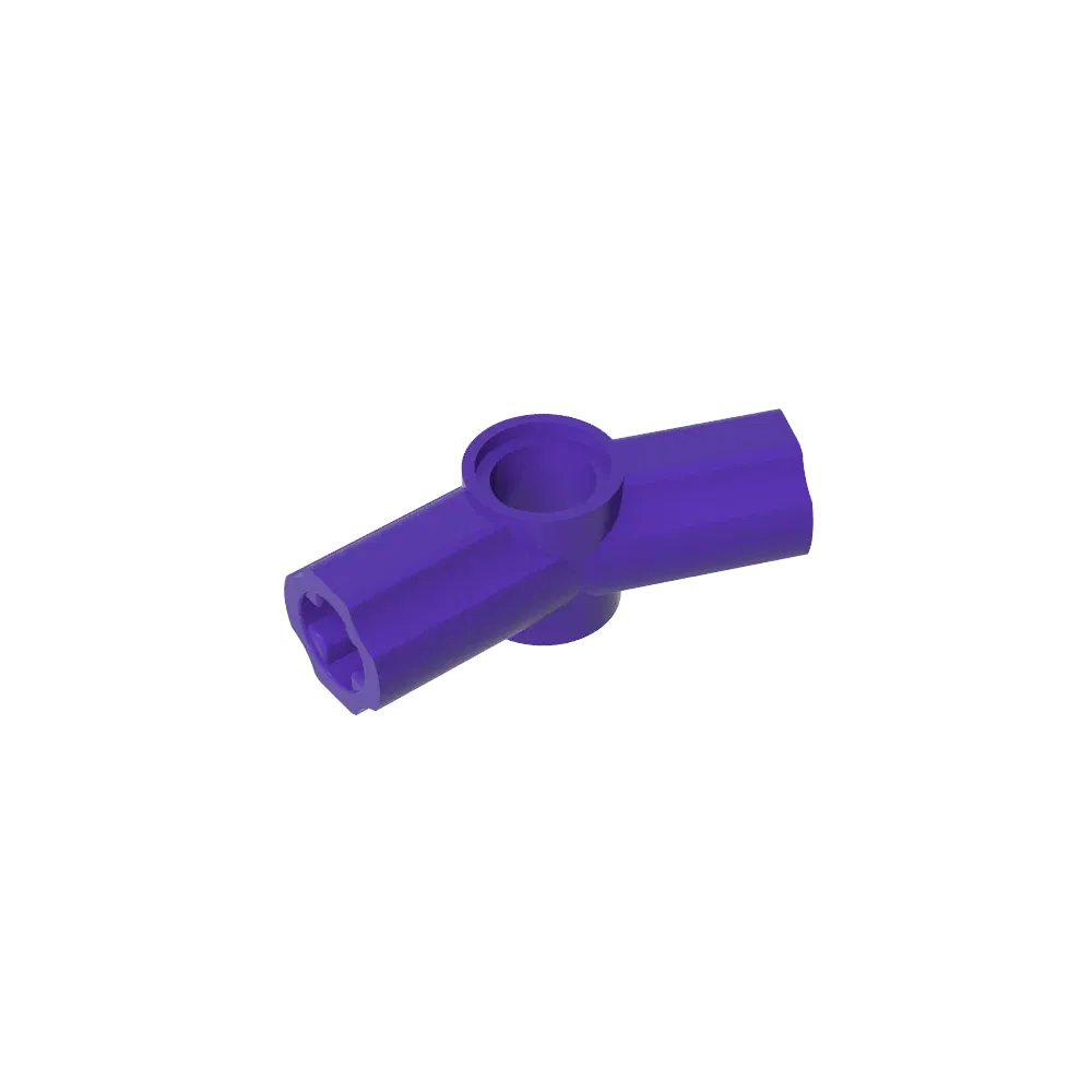 Color: Dark Blue - Gobricks GDS-918 Technical, Axle and Pin Connector Angled #3 - 157.5 degrees compatible with lego 32016 Building Blocks