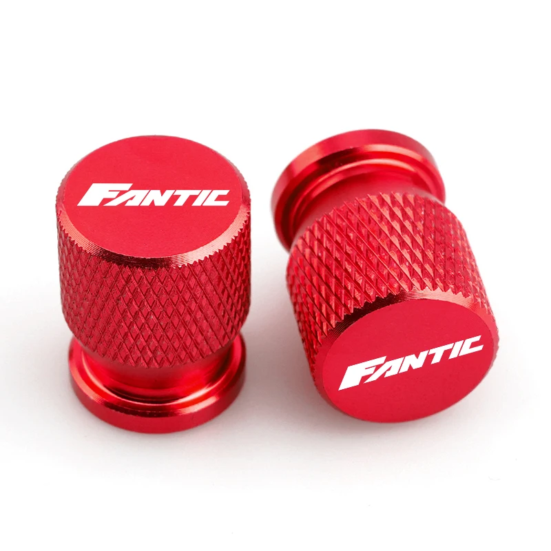 Color: black - Motorcycle Tire Valve Caps Fit For FANTIC CABALLERO FLAT TRACK 125 250 500 RALLY/SCRAMBLER 500 ENDURO RANGE XE125/XEF250 450/XE5