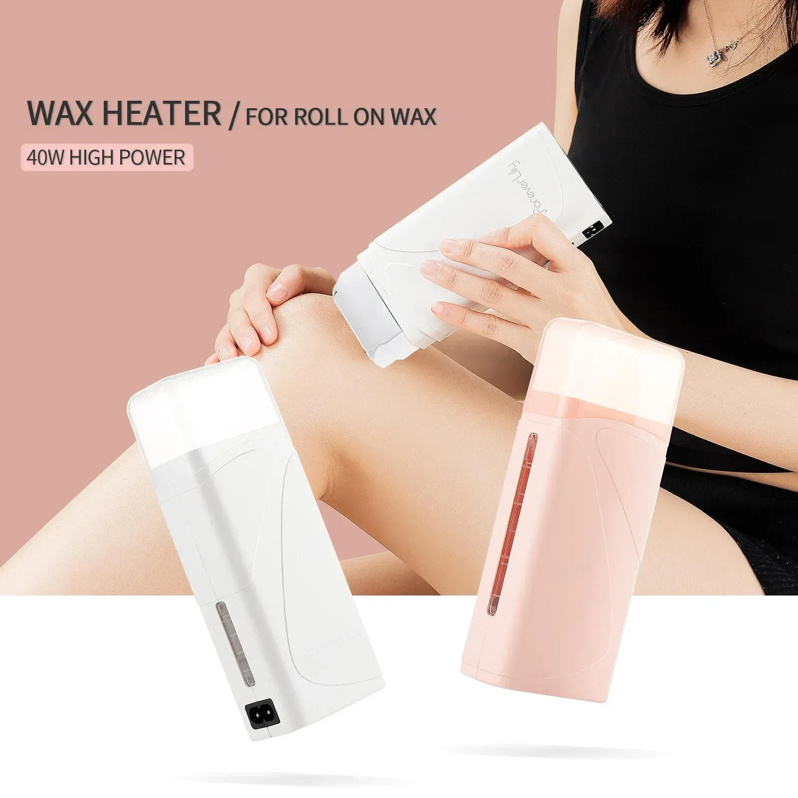 Color: Silver, Ships From: CHINA - Foreverlily Portable Wax Roller Machine Electric Wax Warmer Depilatory Wax Heater Waxing Leg Warmer Hair Removal Roll On Wax