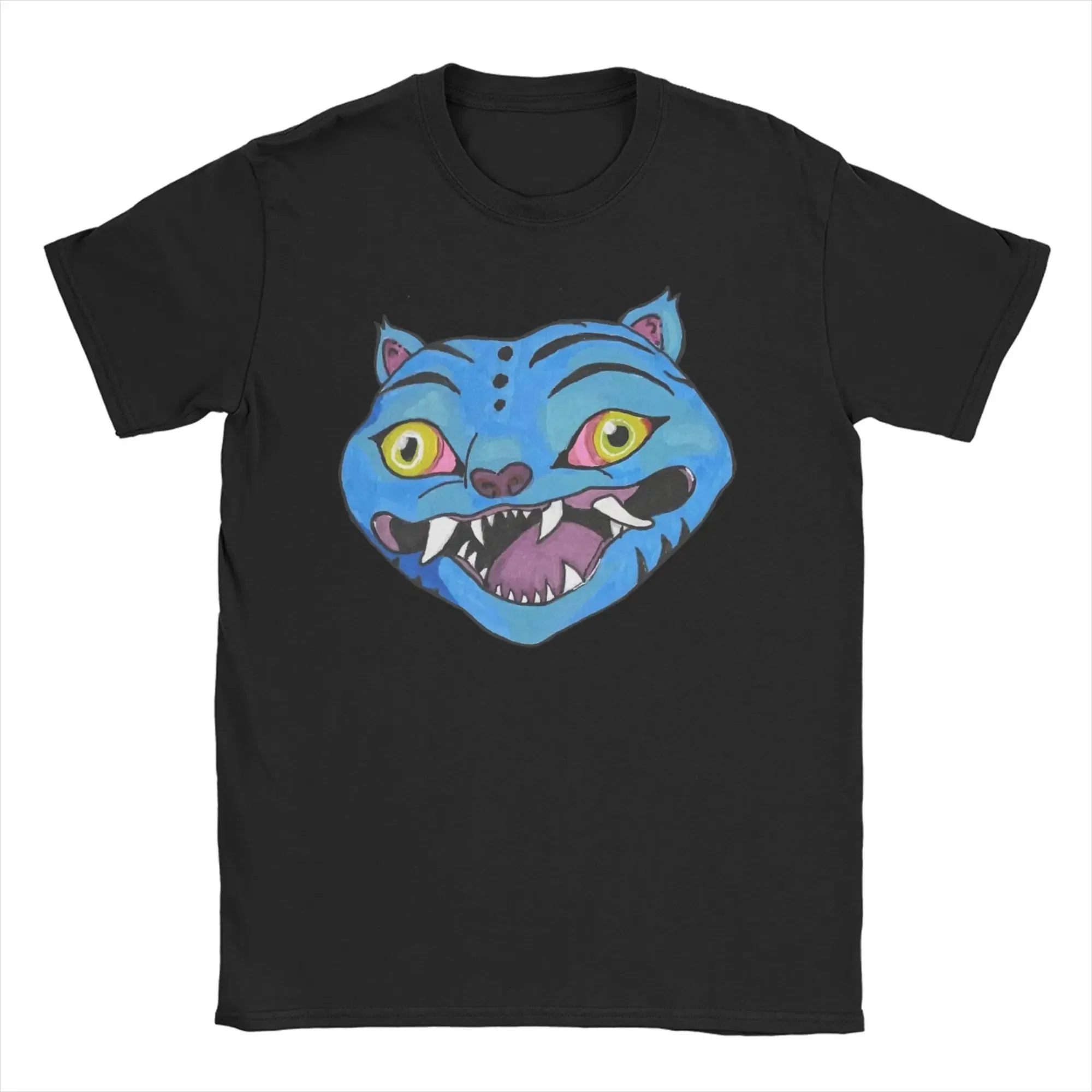 Color: Blue, Size: 5XL - Men Women T-Shirts Kpop Demon Hunters Zoey Huntrix Amazing Cotton Tees Short Sleeve T Shirt O Neck Clothes Printing