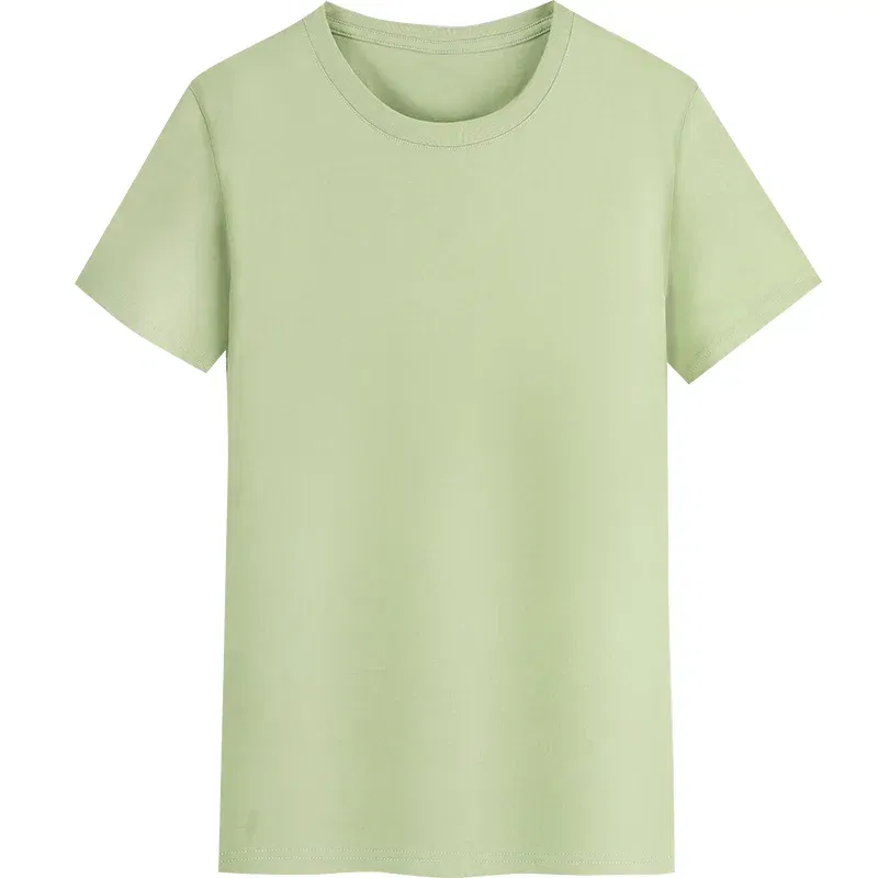 Color: army green, Size: M, Ships From: CHINA - YOTEE Round Neck T-shirt Cotton Logo Customized Embroidery Personal Group Fashion T-shirt Logo Customization