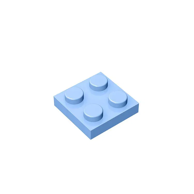 Color: Bright Green - 20Pcs MOC Parts 3022 94148 Plate 2 x 2 Compatible Bricks DIY Assmble Building Blocks Particle Kid Puzzle Brain Toy Birthday Gif
