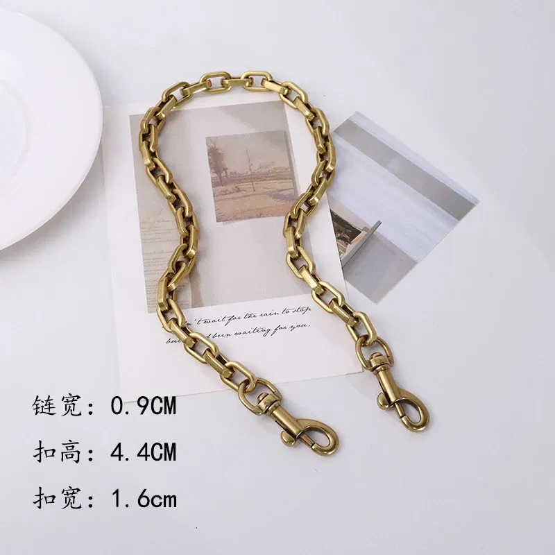 Color: Silver, Ships From: CHINA - Luxury Design Saddle bag Luxury Shoulder Straps replaces Cross-arm Shoulder Copper Color Lightweight Chain
