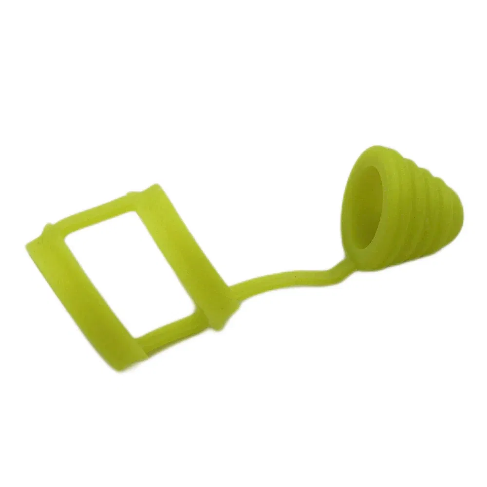 Color: Red - 810 Silicone Rubber Band Fat Bubble Glass Ring Dust Cap Covers for 810 Drip Mouthpiece