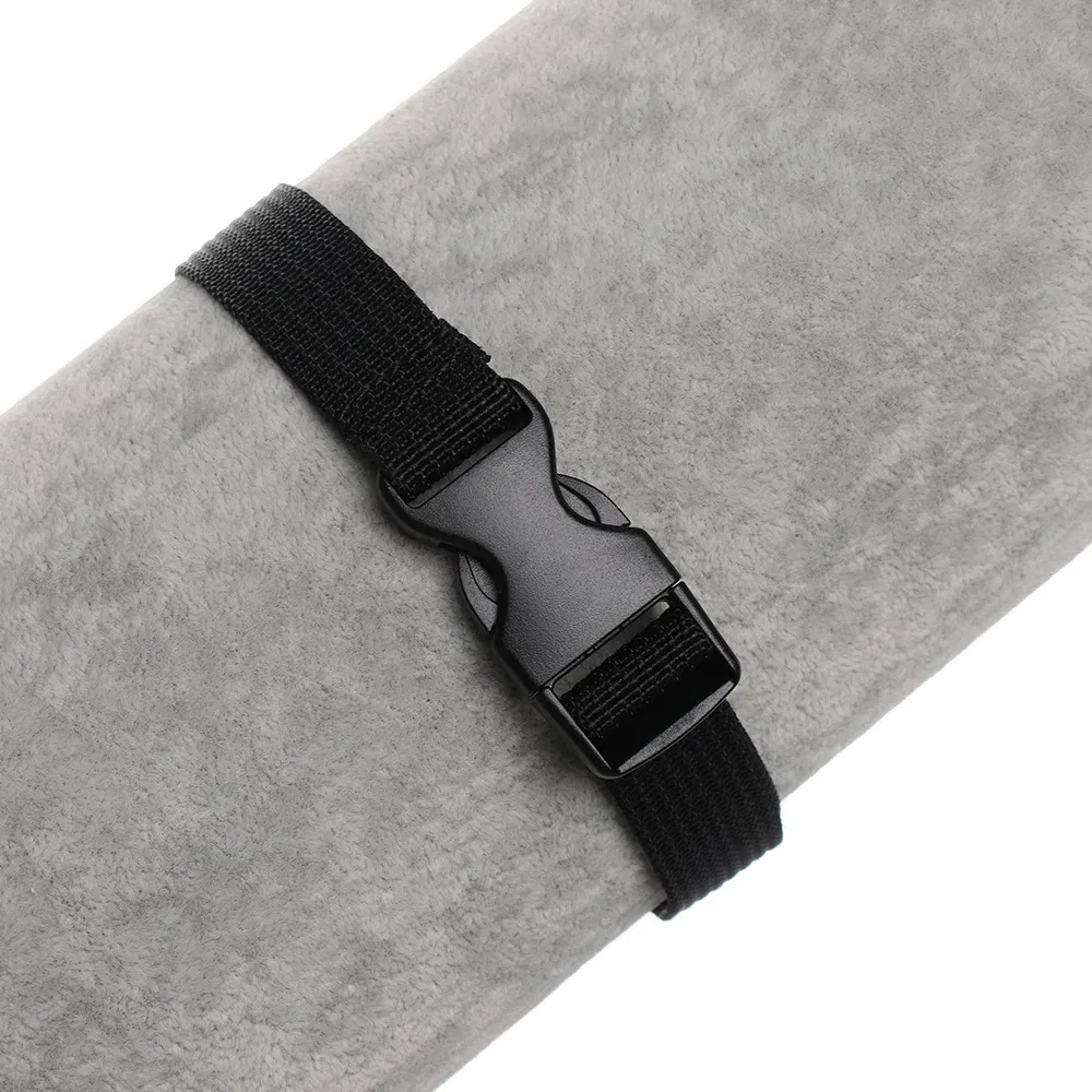 Color: Blue - 0.5-3M Black Durable Nylon Travel Tied Cargo Tie Down Luggage Lash Belt Strap With Cam Buckle Travel Kits Outdoor Camping Tool