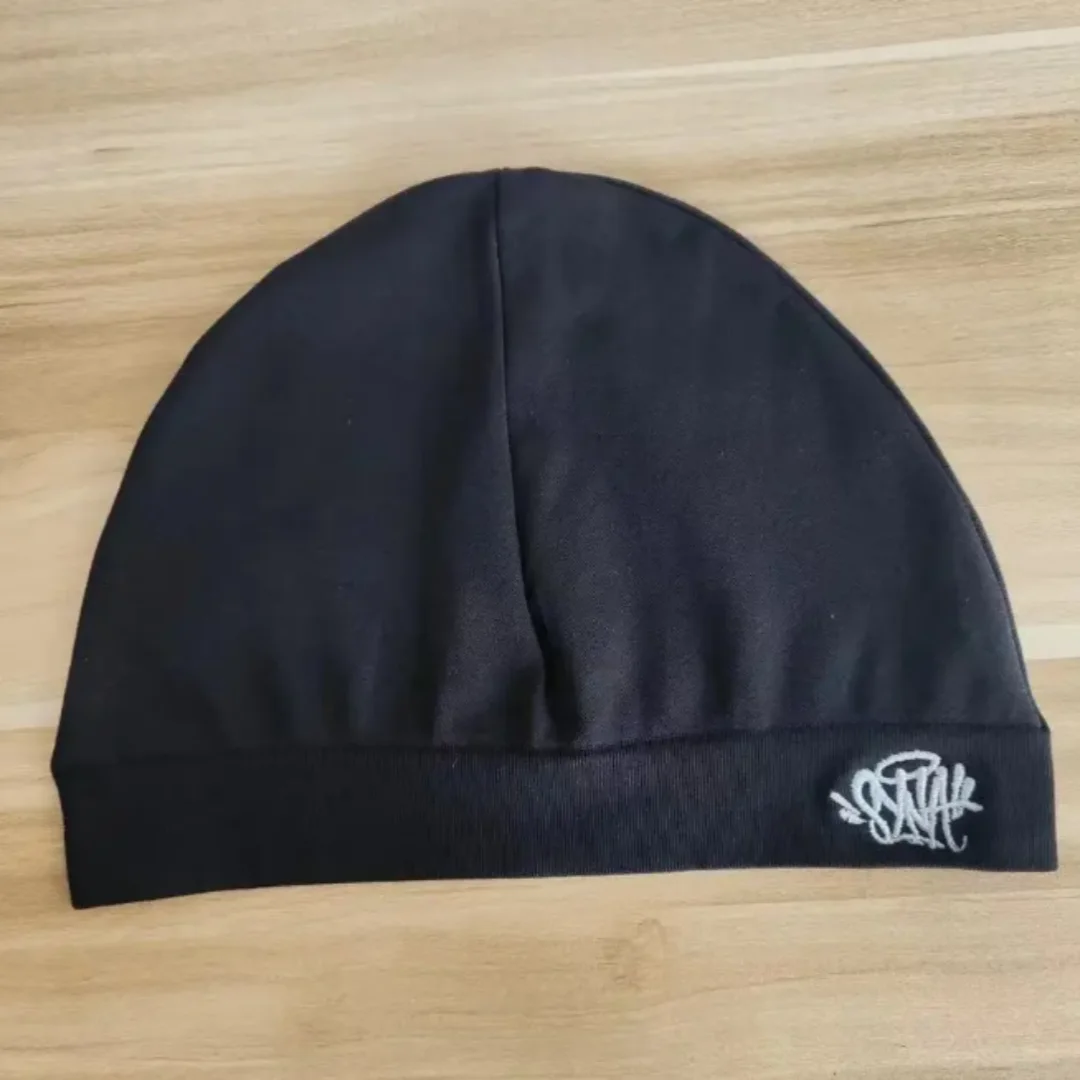 Color: black, Size: One Size - Syna World Skull Hat Sy-na Running Cap2024 New Knitting Sy-na Beanie Hat MenWomen Paragraph Quality Cap Y2k Warm Beanies