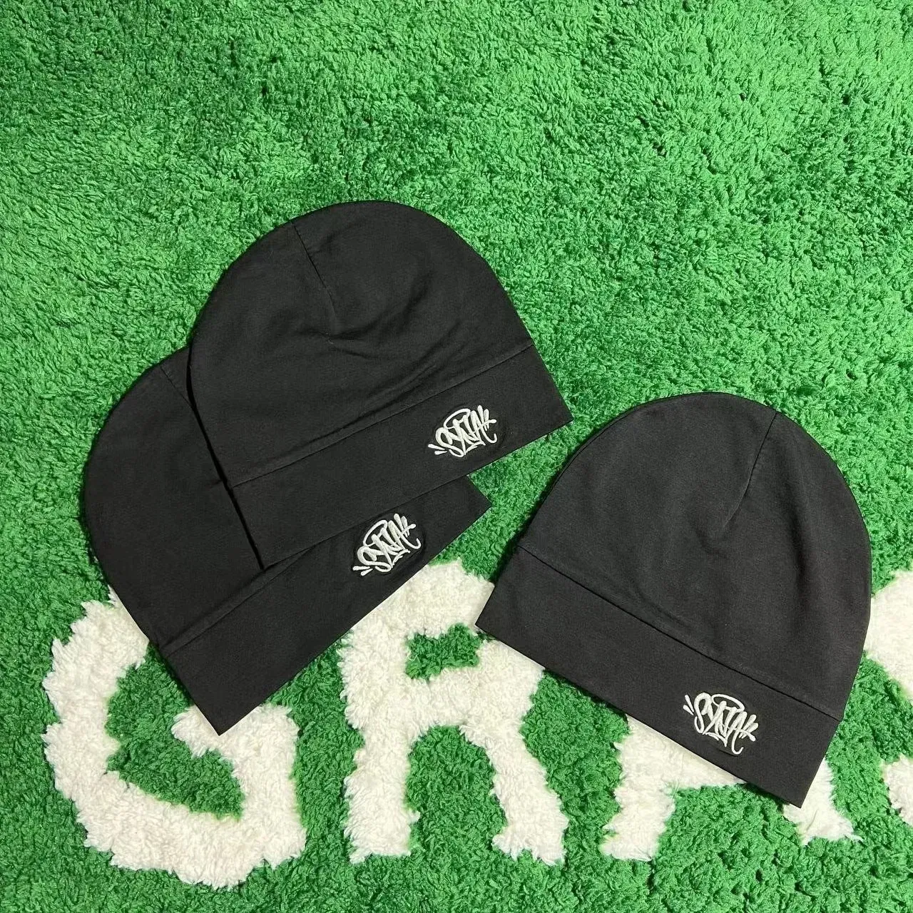 Color: black, Size: One Size - Syna World Skull Hat Sy-na Running Cap2024 New Knitting Sy-na Beanie Hat MenWomen Paragraph Quality Cap Y2k Warm Beanies