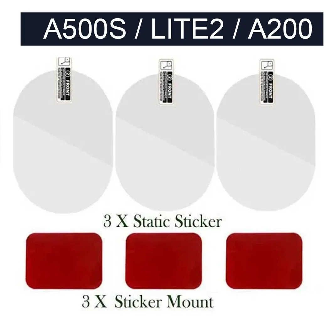 Color Name: WHITE - For 70mai Dash Cam Pro plus + A500S LIE2 A200 Dash Cam Film and Static Stickers for 70mai A500S / LIE2 A200 Dash Cam Mount