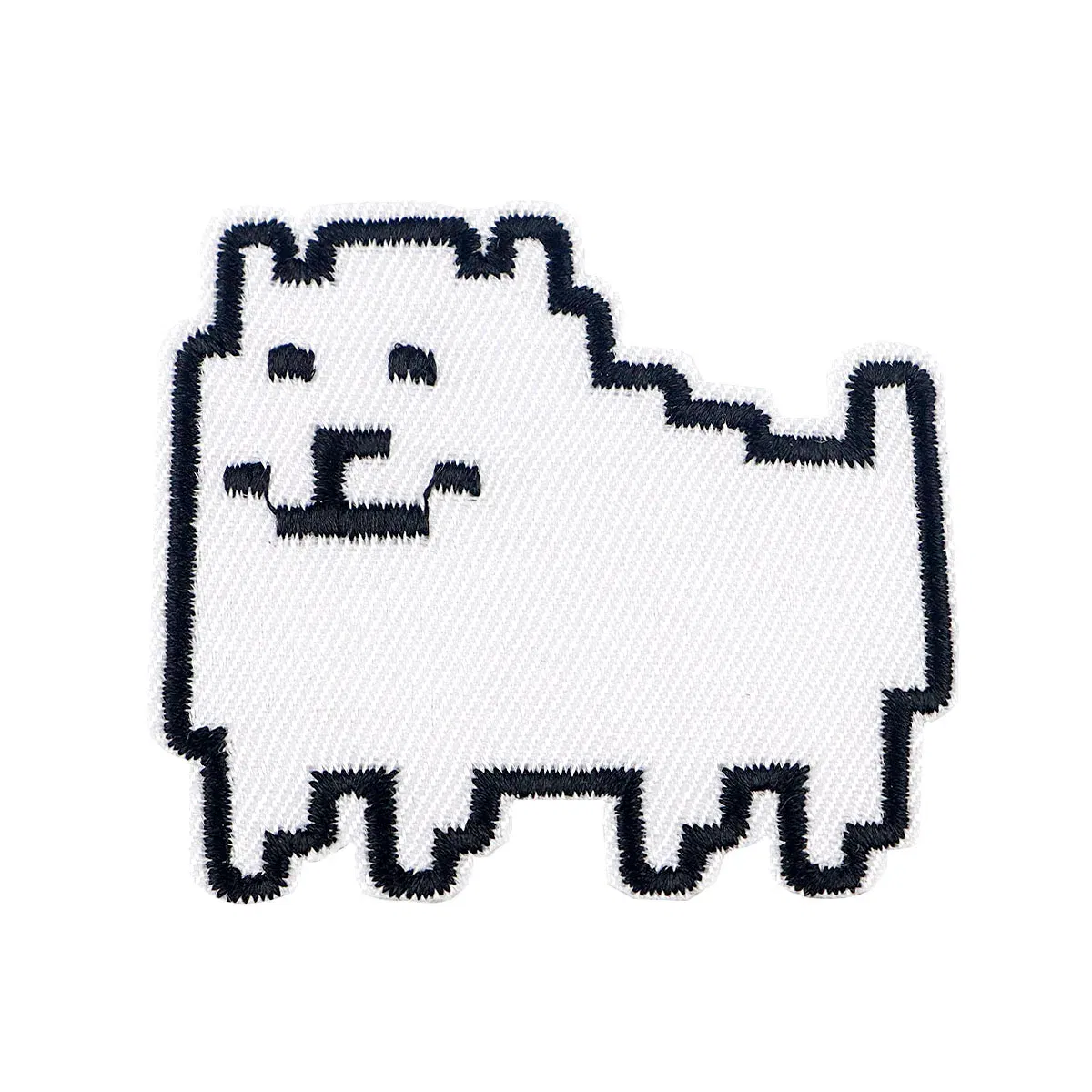 Pixel Dog Patch Cartoon Game Embroidery Patch Iron On Patches For Clothing Thermoadhesive Patches On Clothes DIY Sew Badges