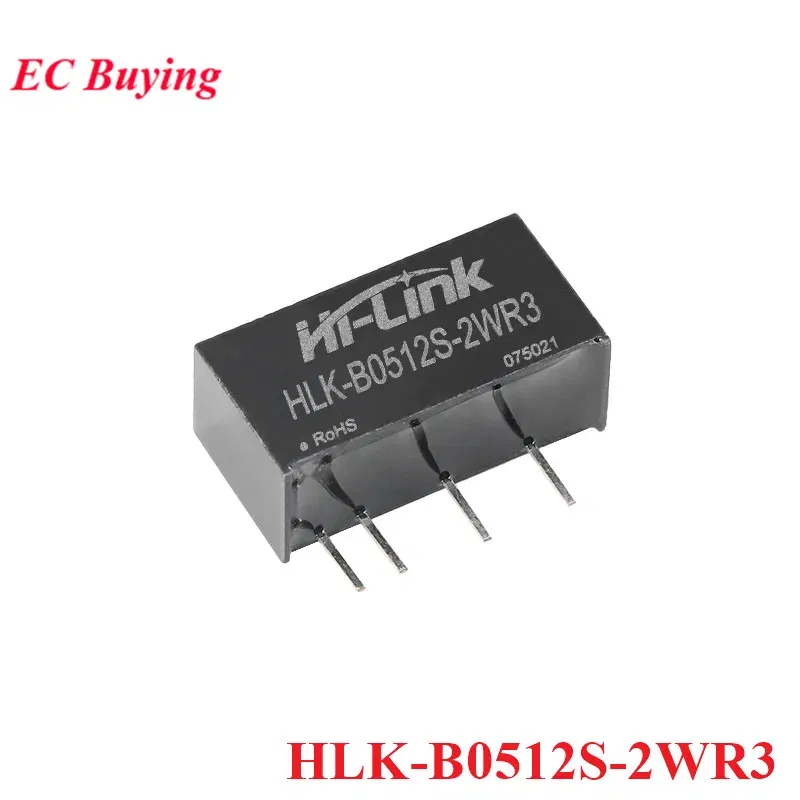 Color: MAROON - DC-DC Isolated Switching Power Module 5V to 5V 9V 12V 2W Power Supply Short Circuit Protection HLK-B0505S-2WR3 HLK-B0512S-2WR3