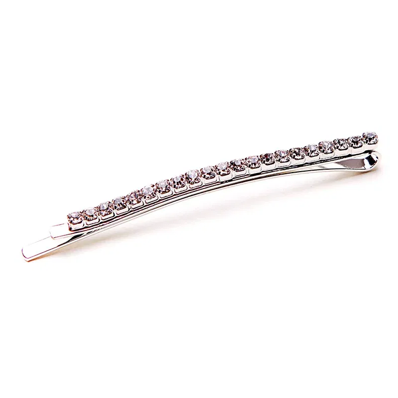 Color: Fluorescent Yellow, Ships From: CHINA - 2020 New Elegant Rhinestone Hairpins Women Girls Hair Clips Pin Accessories Hair Ornaments Hairclip Hairgrip Barrettes Headdress
