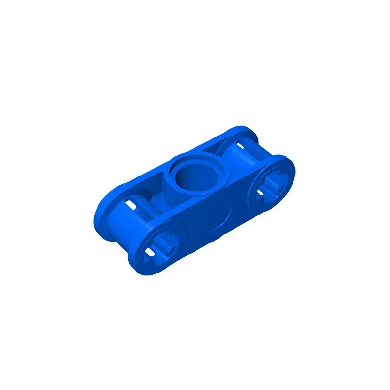 Color: Blue - MOC PARTS GDS-935 Technical, Axle and Pin Connector Perpendicular 3L with Center Pin Hole compatible with lego 32184