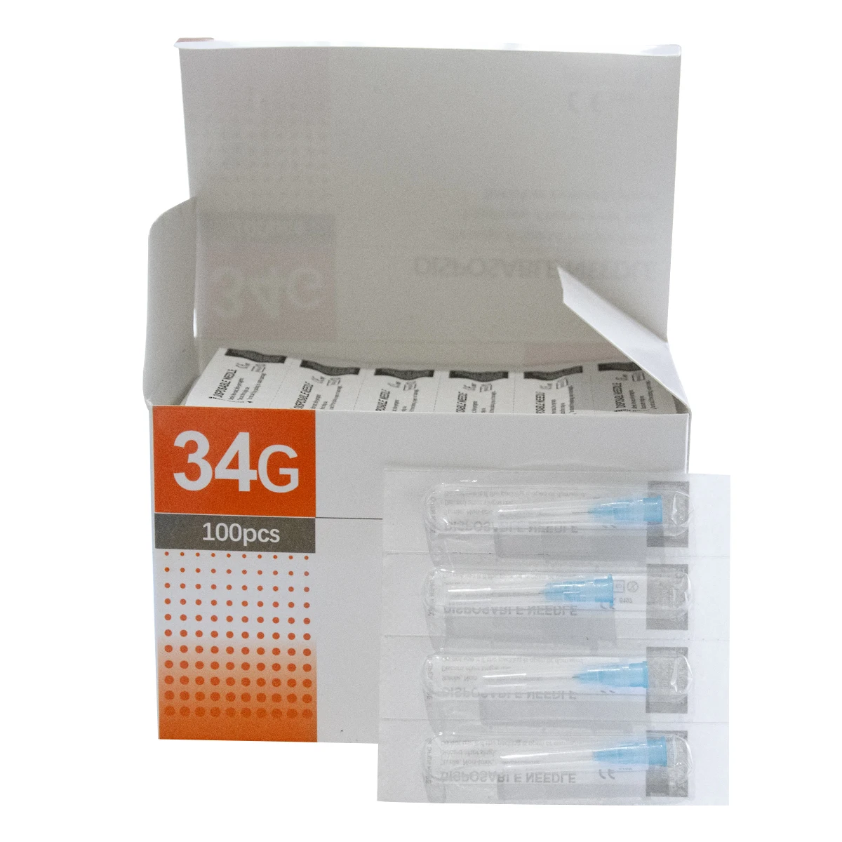 Specification: 30mm - 100Pcs 25G 27G 29G 34G 33G 32G 31G 30G Painless Small Superfine Beauty Needle Disposable Injection Piercing Needles 1.5/4/6/13mm
