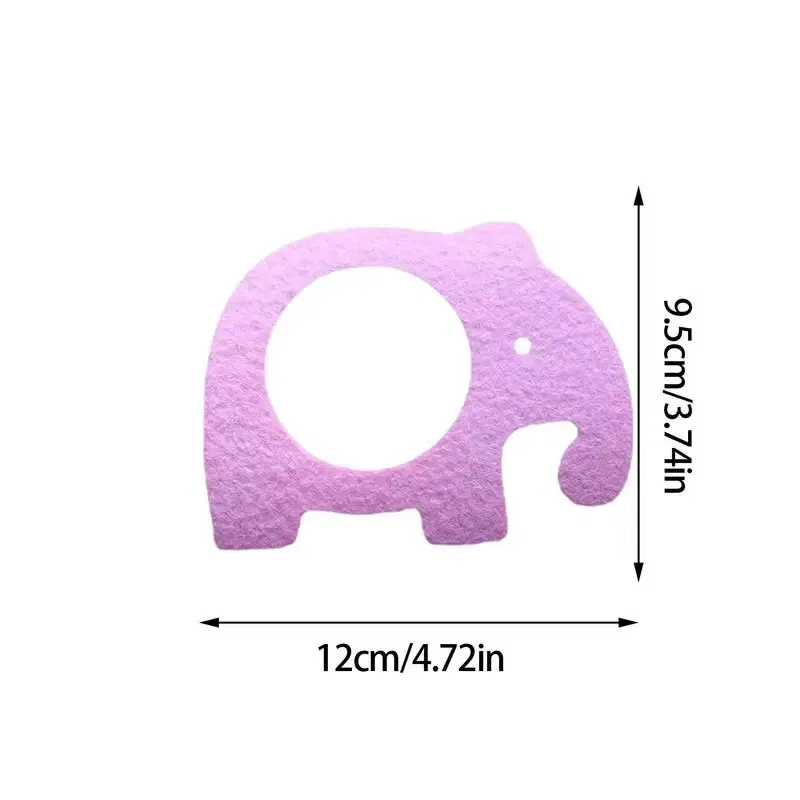 Ships From: CHINA, Color: Blue - Serviette Ring 4pcs Nonwoven Animal Shape Napkin Ring Holder Spring Party Ornaments For Gatherings Buffets Banquet Picnics