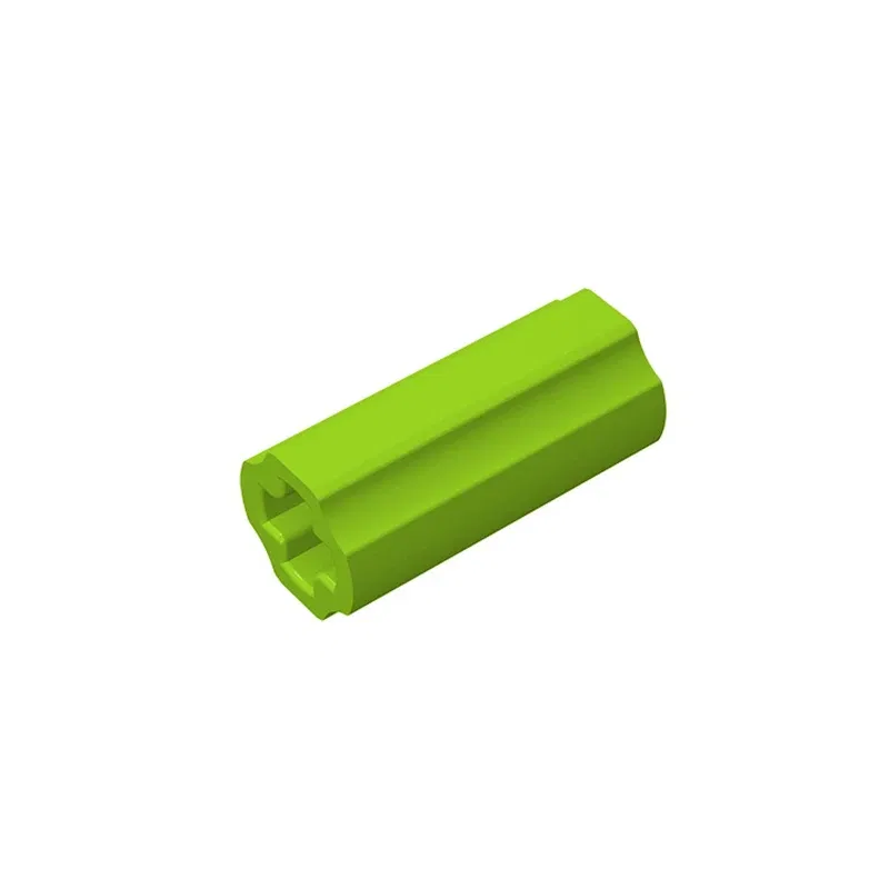 Color: Yellow - Gobricks 10PCS Bricks Connector 2L compatible with 59443 pieces of children's toys building blocks Part Children's Birthday Gift