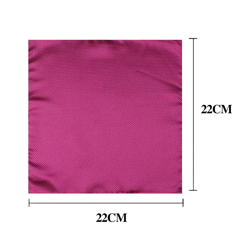 Color: Dark Grey - Fashion Suits Pocket Square For Men Business Chest Towel Hanky Gentlemen Plaid Hankies Classic Suit Napkin Mens Handkerchief