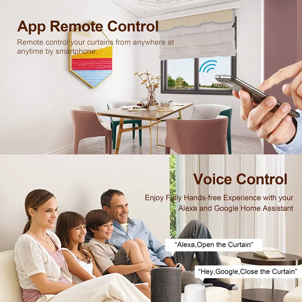 Color: Black, Ships From: CHINA - Tuya Smart WiFi Zigbee Curtain Switch Module Connected Roller Shutters Blind Motor Smart Life APP Works with Alexa Google Home