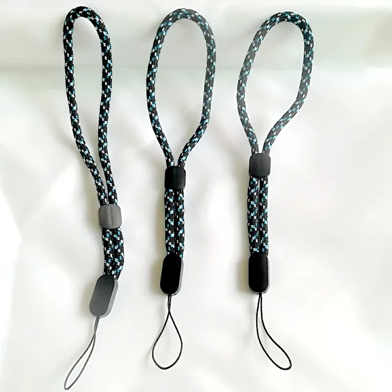Color: Silver / Gray - Hand Wrist Strap Lanyard Adjustable Colorful Nylon Hand Wrist Straps for GoPro Camera Keys Keychain Phone USB Flash Drive Badge