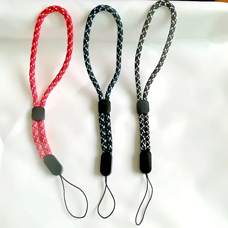 Color: Silver / Gray - Hand Wrist Strap Lanyard Adjustable Colorful Nylon Hand Wrist Straps for GoPro Camera Keys Keychain Phone USB Flash Drive Badge