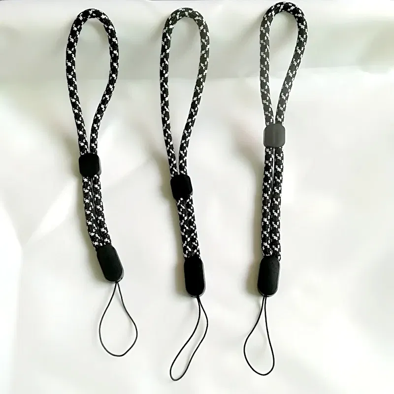 Color: Silver / Gray - Hand Wrist Strap Lanyard Adjustable Colorful Nylon Hand Wrist Straps for GoPro Camera Keys Keychain Phone USB Flash Drive Badge
